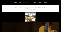 Desktop Screenshot of dlnobleguitars.com